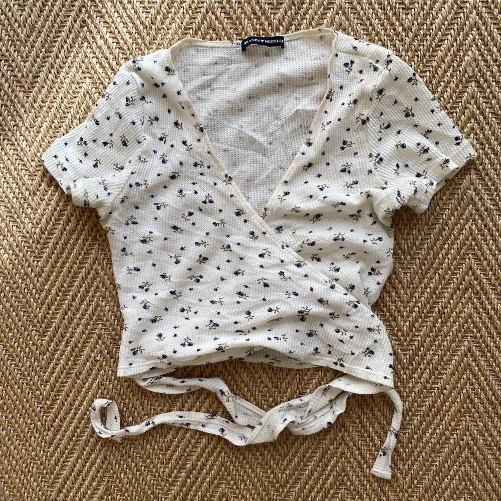 Brandy Melville Wrap Top